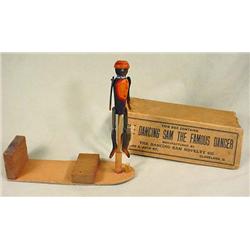 VINTAGE DANCING SAM IN ORIGINAL BOX - BLACK AMERIC
