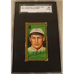 1911 T205 JAMES SHECKARD PIEDMONT CIGARETTE CARD S