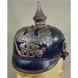 WW1 GERMAN IMPERIAL ENLISTED PICKELHAUBE SPIKE HEL