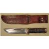 Image 1 : WW2 CATTARAUGUS 225Q FIGHTING KNIFE W/ SCABBARD