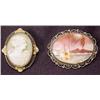 Image 1 : LOT OF 2 VINTAGE SHELL CAMEOS - Incl. Victorian-st