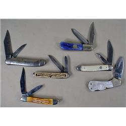 LOT OF 6 VINTAGE POCKET KNIVES - Incl. Imperial, C