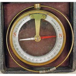W.S. DARLEY AND CO. DIP NEEDLE COMPASS - USED TO F