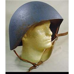 RARE WW2 USN PHONE TALKERS HELMET W/ CHIN STRAP