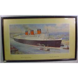 C. 1920'S OR 30'S RMS QUEEN MARY CUNARD WHITE STAR