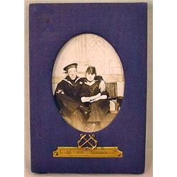 WW1 US PHOTO IN FRAME OF U.S. SAILOR AND FRIEND - 