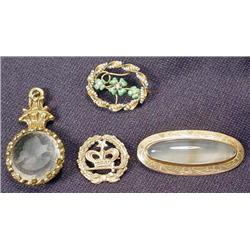 LOT OF FINE JEWELRY - INCL. 14K LADY MASONS PIN - 