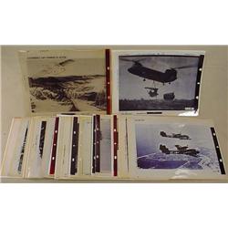 LOT OF 31 WW2 MILITARY TRAINING TRANSPERANCIES - A
