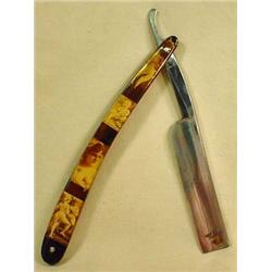 VINTAGE RAZOR W/ NUDES ON HANDLE - PINE VALLEY, OR