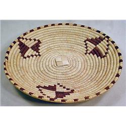 SOUTHWEST-STYLE WOVEN BASKET - Approx. 10" diamete
