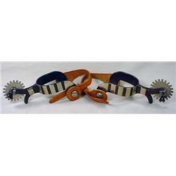 PAIR OF SPURS MARKED M^C