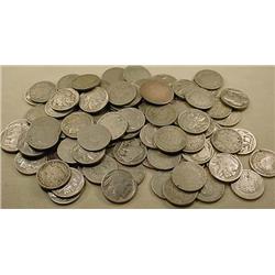 LARGE LOT OF BUFFALO AND LIBERTY / V NICKELS