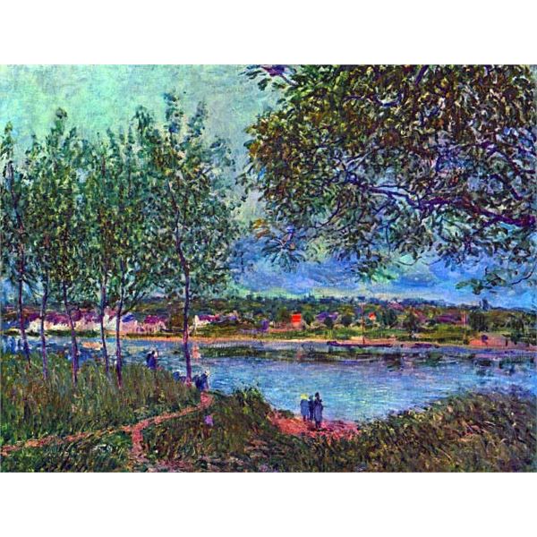 Alfred Sisley - Way of the Old Ferry