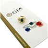 Image 2 : Vintage 18k Gold 2.29 ctw GIA Certified Colombian Emerald and Diamond Cocktail R