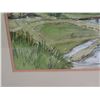 Image 3 : Landscape Artwork w/ Farm & Ducks Signed by Artist, Framed & Matted 28"x21"