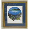 Image 1 : Ocean Scene Artwork Marked 'Artist Proof' 86/100 Signed by Artist Framed & Matted 22"x24"