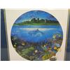 Image 2 : Ocean Scene Artwork Marked 'Artist Proof' 86/100 Signed by Artist Framed & Matted 22"x24"