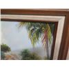 Image 3 : Landscape Artwork w/ Farm Signed by Artist James Rack, Framed & Matted 28" x 21"