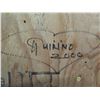 Image 8 : Hula Dancer Artwork on Wood Signed by Artist Puirino 24"x24"