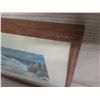Image 8 : Surf at Asilomar Beach Artwork Signed by Artist O'Connell Framed & Matted 22"x24"