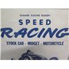 Image 2 : Speed Racing Promo at Honolulu Stadium 1952 Framed 17"x21"