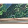 Image 10 : The Koolau's Artwork Signed by Artist Ima Taylor Framed & Matted 45"x32" (has some water damage)