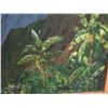 Image 14 : The Koolau's Artwork Signed by Artist Ima Taylor Framed & Matted 45"x32" (has some water damage)