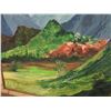 Image 15 : The Koolau's Artwork Signed by Artist Ima Taylor Framed & Matted 45"x32" (has some water damage)