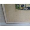 Image 8 : Abstract Building Artwork Signed by Artist Pat 31"x24"