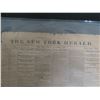 Image 2 : The New York Herald Newspaper Page Monday November 2, 1863 (one page)