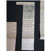 Image 11 : Multiple Vintage Newspapers: Honolulu Star-Bulletin, Advertiser & Political Article Clippings