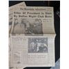 Image 2 : Qty 4 Vintage Newspapers Honolulu Advertiser Kennedy Shot 1962, etc