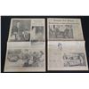 Image 1 : Qty 2 Honolulu Star-Bulletin Newspapers Kennedy Rites 1963, Oswald's Guilt, etc