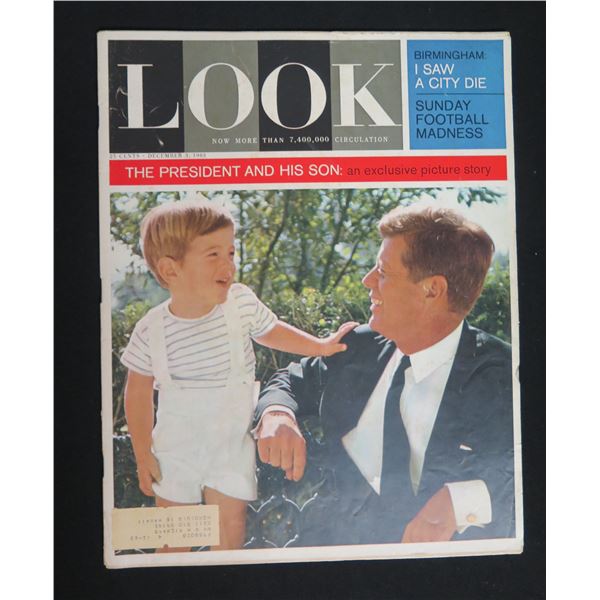 Look Magazine 'The President and His Son'  Magazine Illustrated