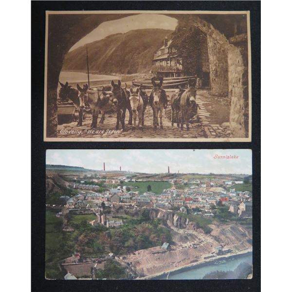 Qty 2 Vintage Photos Grovelly "We are Seven" & Gunnislake 5"L