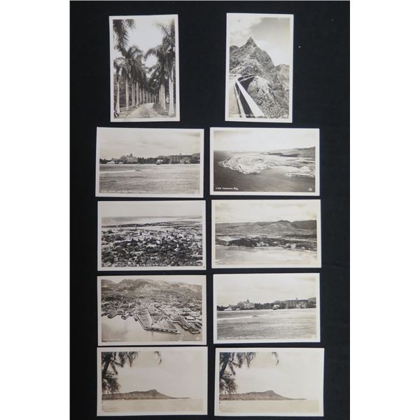 Qty 10 Vintage Photographs Waikiki, Hanauma Bay, Diamond Head, etc 5"L