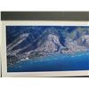 Image 2 : Tom Tim Panoramic Photography Artwork Kahala, Aina Haina Aerial 15"x7"
