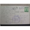 Image 5 : Bishop Street, Honolulu, T.H. Postcard w/ Message & Stamped by Post Office Approx. 1943
