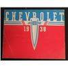 Image 1 : Chevrolet Logo 1938 Book Featuring Sedan Cars From Beiler Motor Company