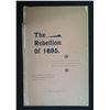 Image 1 : The Rebellion of 1895 History of Insurrection Against Republic of Hawaii Book (Cover Damage)