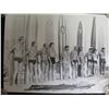 Image 1 : Vintage Black & White 10 Surfers Photo Artwork 17"x13"