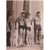Image 2 : Vintage Black & White 10 Surfers Photo Artwork 17"x13"