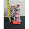 Image 10 : Lady w/ Peacock Figurine 9"H (Peacock head broken off)