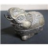 Image 1 : Elephant Trinket Box 4"L, 2.5"H