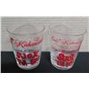 Image 1 : Qty 2 Duke Kahanamoku Glasses: Suck 'em Up & International Marketplace 4.5"H