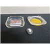 Image 2 : Qty 2 Ashtrays: Home of the 72oz Steak & Texas U Drive & Stone w/ Painted Foot