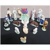 Image 1 : Ceramic Nativity Scene w/ Manger, Wise Men & Animals & Gloria In Excelsis Deo Angel