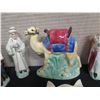 Image 2 : Ceramic Nativity Scene w/ Manger, Wise Men & Animals & Gloria In Excelsis Deo Angel
