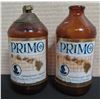 Image 1 : Qty 2 Primo Hawaiian Beer Bottles - 1 Made into Lighter