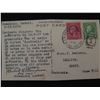 Image 3 : Honolulu, Hawaii Hand-Colored Postcard 1938 w/ Message